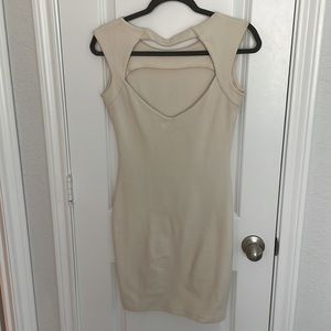 Skinny Dress - Size fits S/M - Cream color - Like New